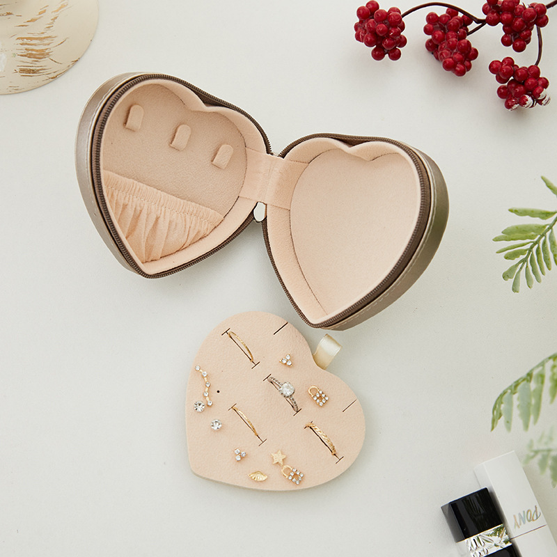 Heart shape jewelry storage box Manufacturer